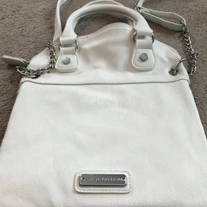 White crossbody/convertible bag